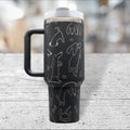 Laser Engraved Dachshund Weenie Weiner Dog Tumbler