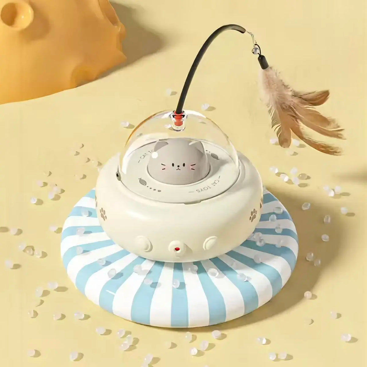 WOWPET 3-In-1 Pets CAT Intelligent Teasing Toys-Ideal for Fun and Engagement in Pets，Includes Various Interactive Toys for Indoor Cat&Dogs
