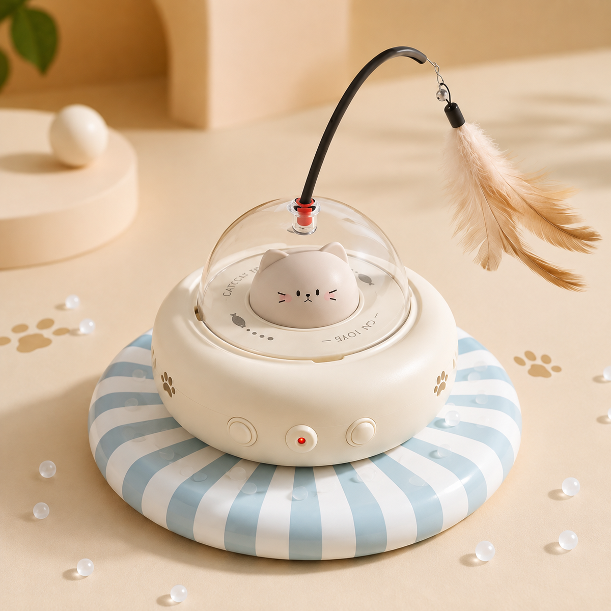 WOWPET 3-in-1 Interactive Pet Teasing Toys - Engaging Indoor Play Solutions for Cats and Dogs