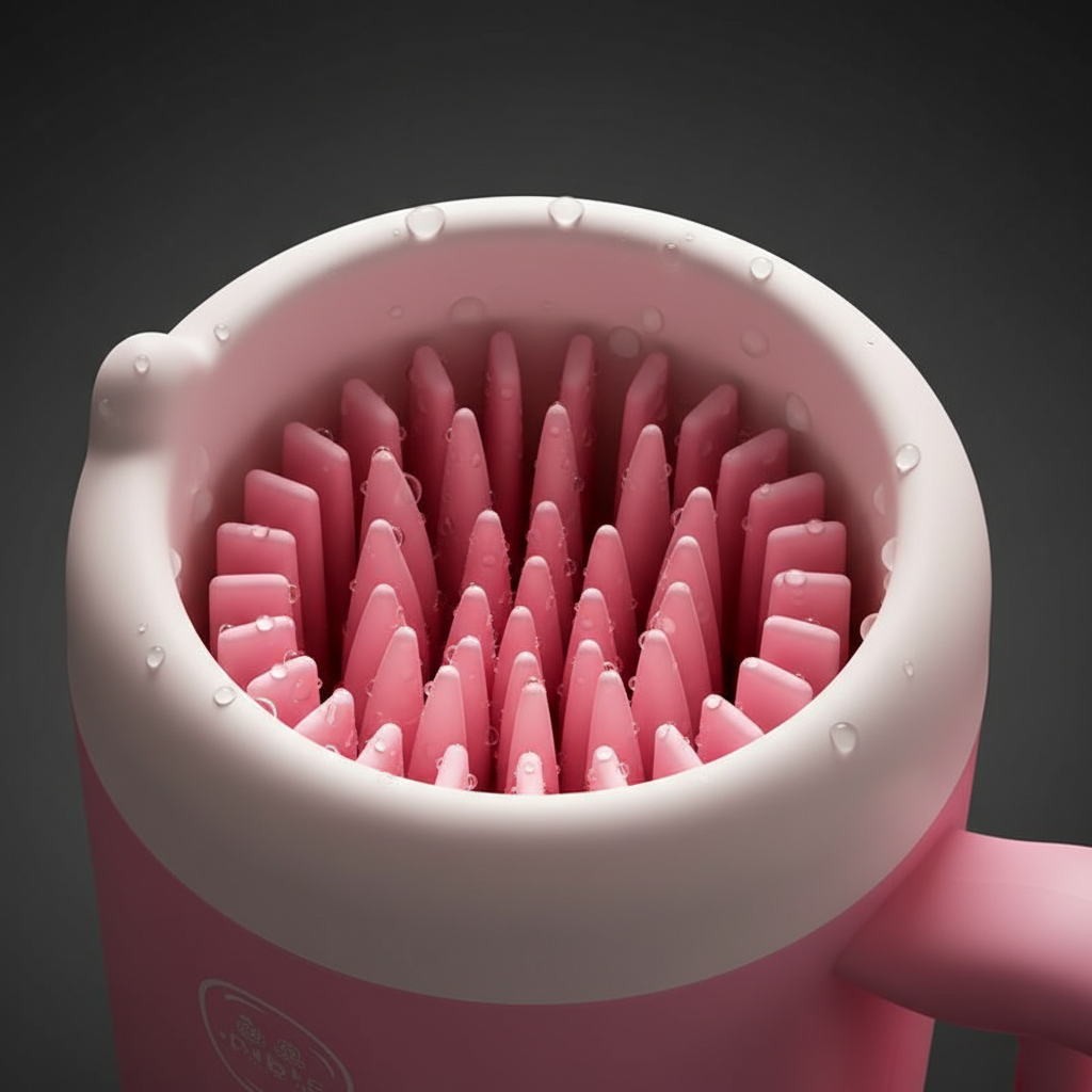 Macro gros plan bristles